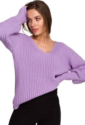 Edited Sweter oversize w kolorze bia\u0142ej we\u0142ny-ciemnoniebieski Wz\u00f3r w paski Moda Swetry Swetry oversize 
