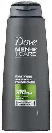 Dove Wzmacniający Szampon Dla Mężczyzn Men+ Care Fresh Clean 2In1 Fortifying Shampoo 400 ml