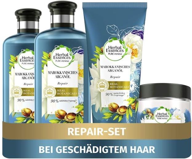Zestaw dla kobiety Herbal Essences, Zestaw Szampon regenerujący 2x250