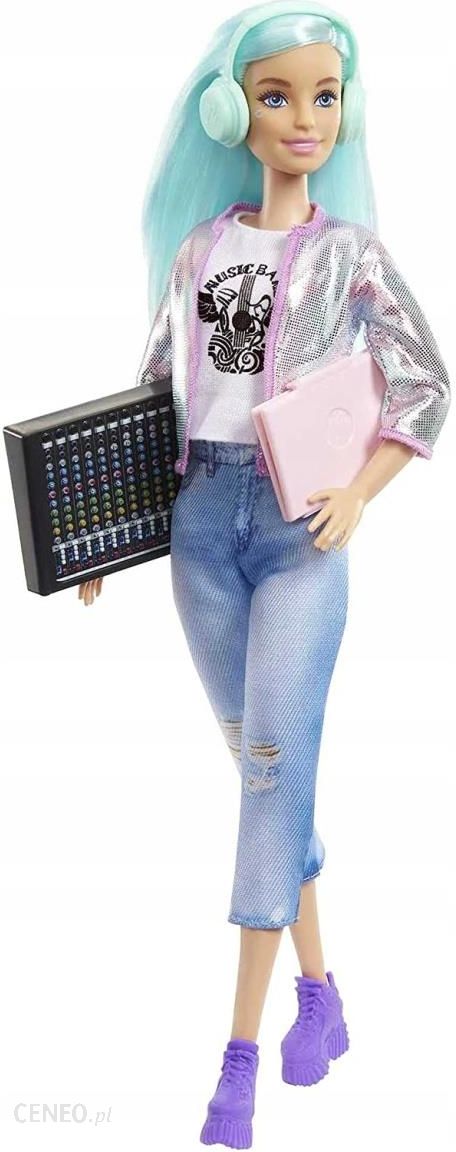 svamp Loaded Cornwall Lalka Barbie Producentka muzyczna Lalka Turkusowe włosy GTN76 GTN77 - Ceny  i opinie - Ceneo.pl