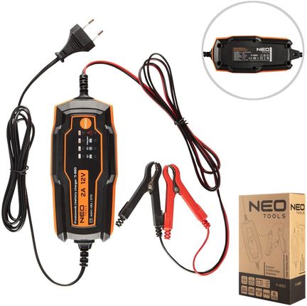 Neo Tools Prostownik Automatyczny Z Mikroprocesorem 12V 2A Do Akumulatorów 4 ÷ 60Ah 11 890 11890