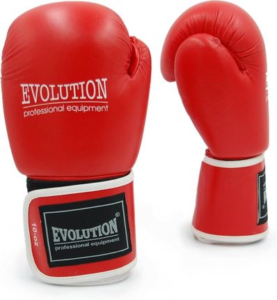 Evolution Professional Equipment Ze Skóry Naturalnej Pro Red Czerwony