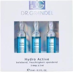 Dr. Grandel Ampułki nawilżająco rewitalizujące Dr Hydro Active z wodą morską i kofeiną 3 x 3ml