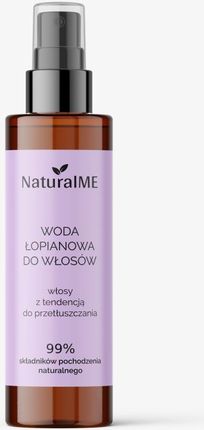 Naturalme Woda łopianowa dla włosów z tendencją do przetłuszczania, 100 ml
