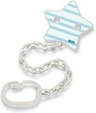 Zdjęcie NUK łańcuszek do smoczka uspokajającego niebieski/gwiazdka - Tuszyn