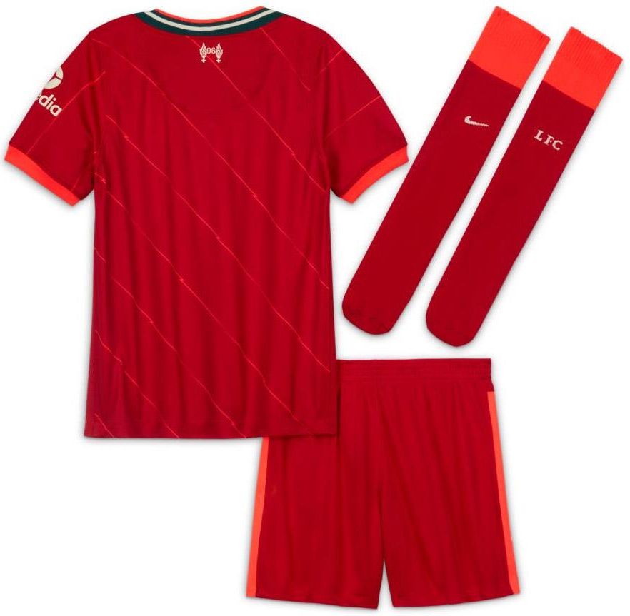 Nike Komplet Liverpool Fc 2020 21 Home Little Kids Soccer Kit Db2544 688m 137 147Cm - zdjęcie 3 Nike Komplet Liverpool Fc 2020 21 Home Little Kids Soccer Kit Db2544 688m 137 147Cm