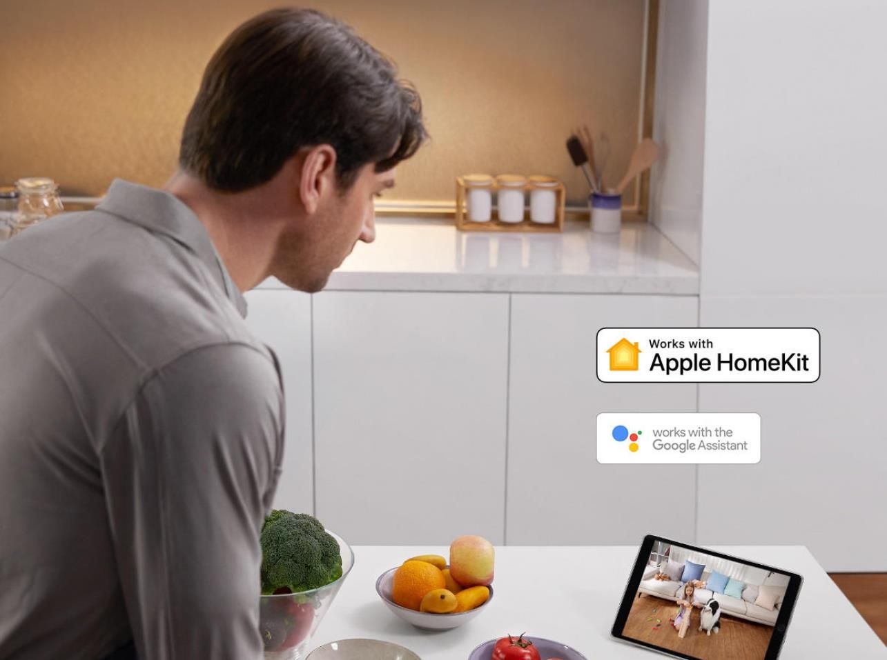 Eufy - Indoor Cam 2K Pan & Tilt (2 kamery) Homekit - zdjęcie 1 Eufy - Indoor Cam 2K Pan & Tilt (2 kamery) Homekit