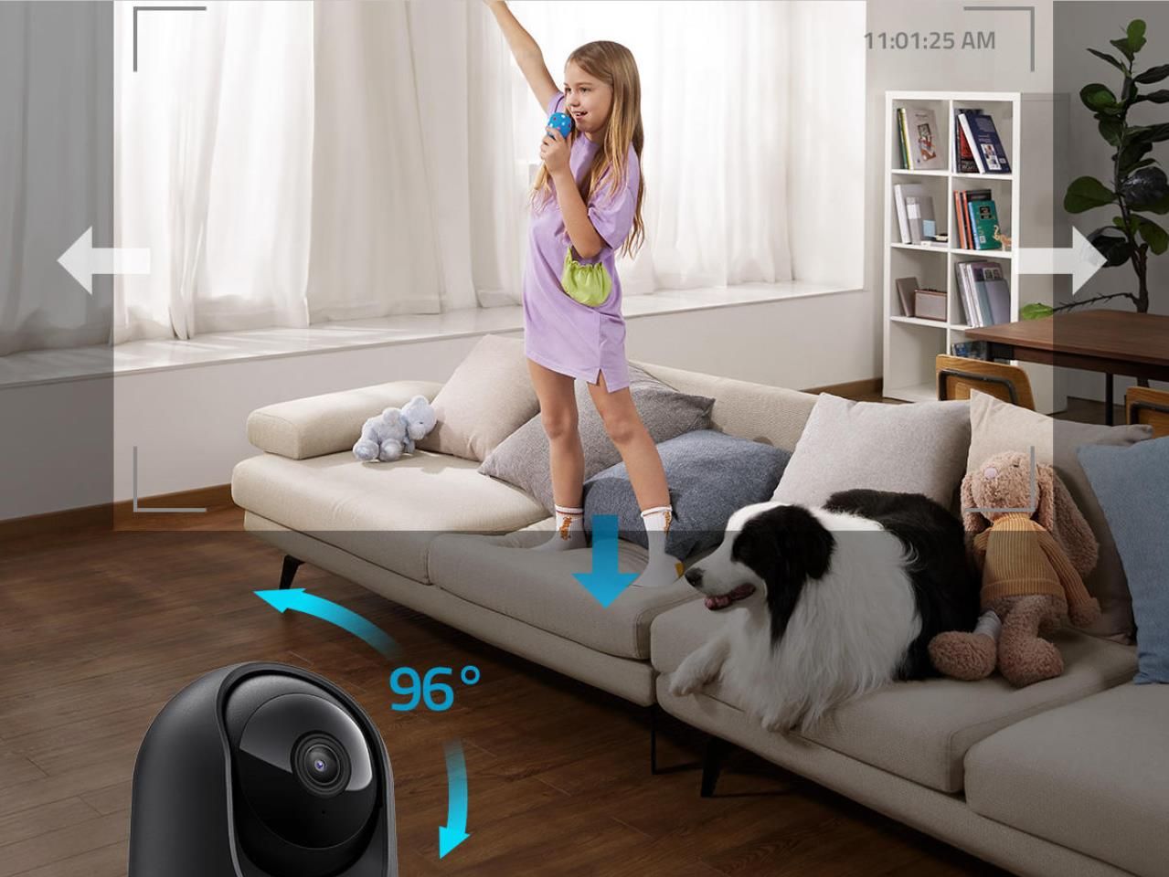 Eufy - Indoor Cam 2K Pan & Tilt (2 kamery) Homekit - zdjęcie 3 Eufy - Indoor Cam 2K Pan & Tilt (2 kamery) Homekit