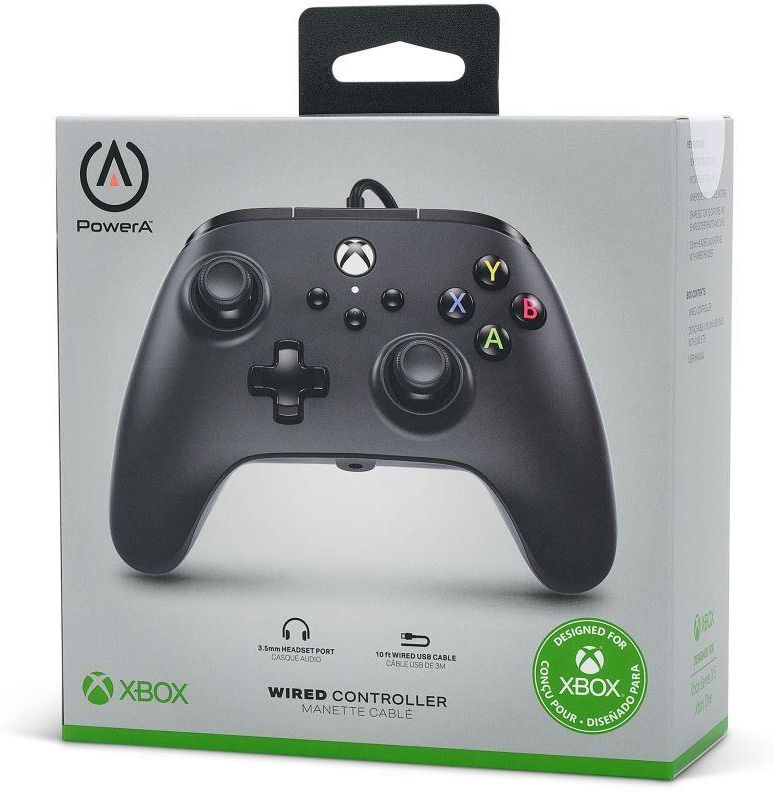 PowerA Xbox Series Pad przewodowy Czarny 1519265-01 - zdjęcie 3 PowerA Xbox Series Pad przewodowy Czarny 1519265-01