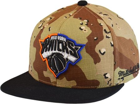 Czapka z daszkiem Mitchell & Ness NBA Choco Camo Snapback New York Knicks