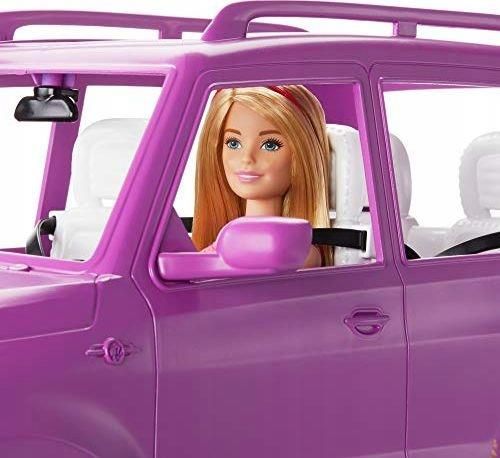 Barbie Suv Samochód Terenowy Auto Jeep + Lalka GHT18 - Ceny
