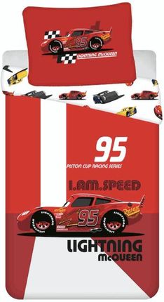 Jerry Fabrics Pościel Dziecięca Cars "I Am Speed"