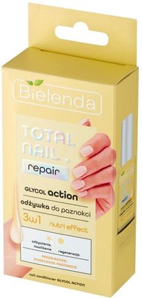Bielenda Total Nail Repair Odżywka do paznokci Glycol Action 3w1 10ml