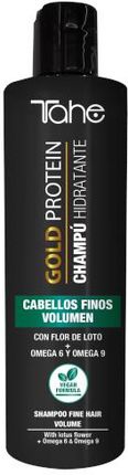 Tahe Gold Protein Hidratante Volumen Szampon Nawilżający Do Włosów Cienkich Delikatnych