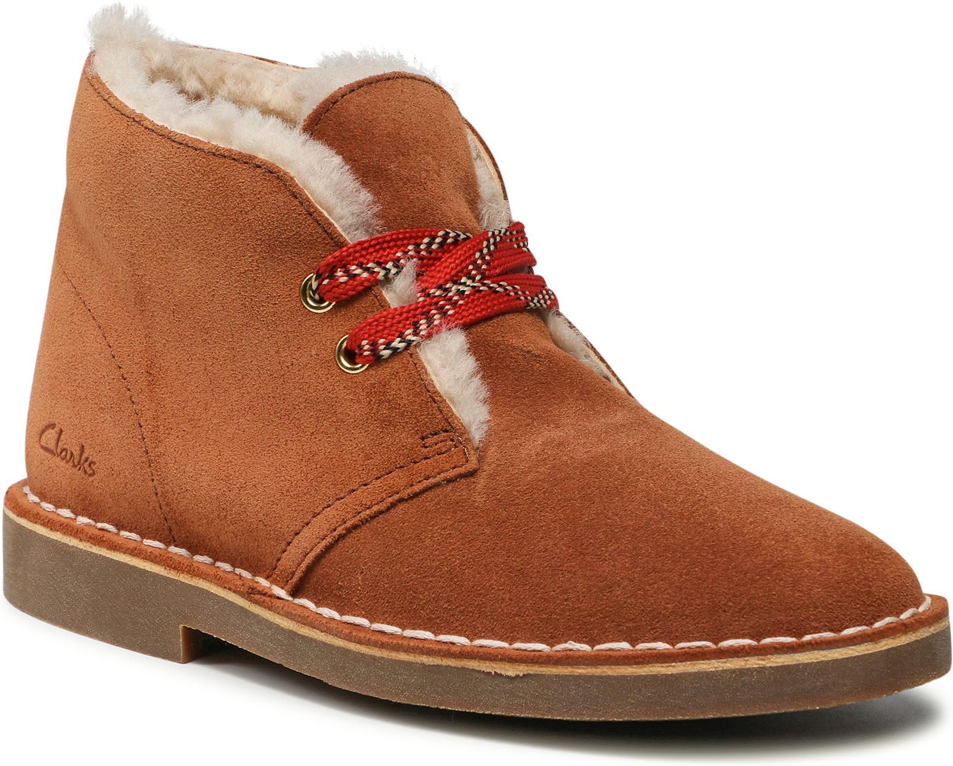 Botki CLARKS - Desert Boot 2 261556694 Dark Tan - Ceny i opinie - Ceneo.pl