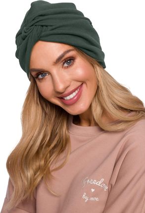 Bawełniana czapka typu turban (Zielony, Uniwersalny)