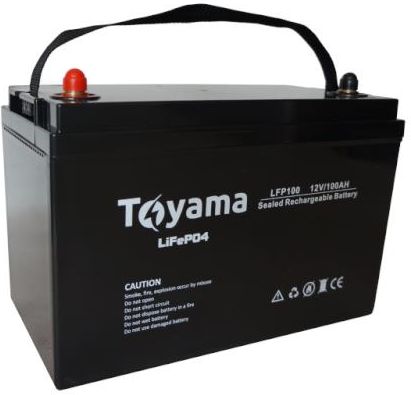 Toyama Akumulator Litowy Lfp 100 Lifepo4 100Ah 12V Z Bms Lfp10012
