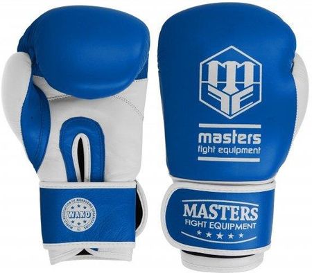 Masters Fight Equipment Skórzane Rbt Trw Wako Approved Niebieskie