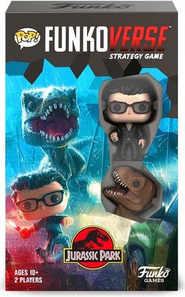 Funko POP! FunkoVerse: Jurassic Park 101 (Dr Ian & T. Rex)