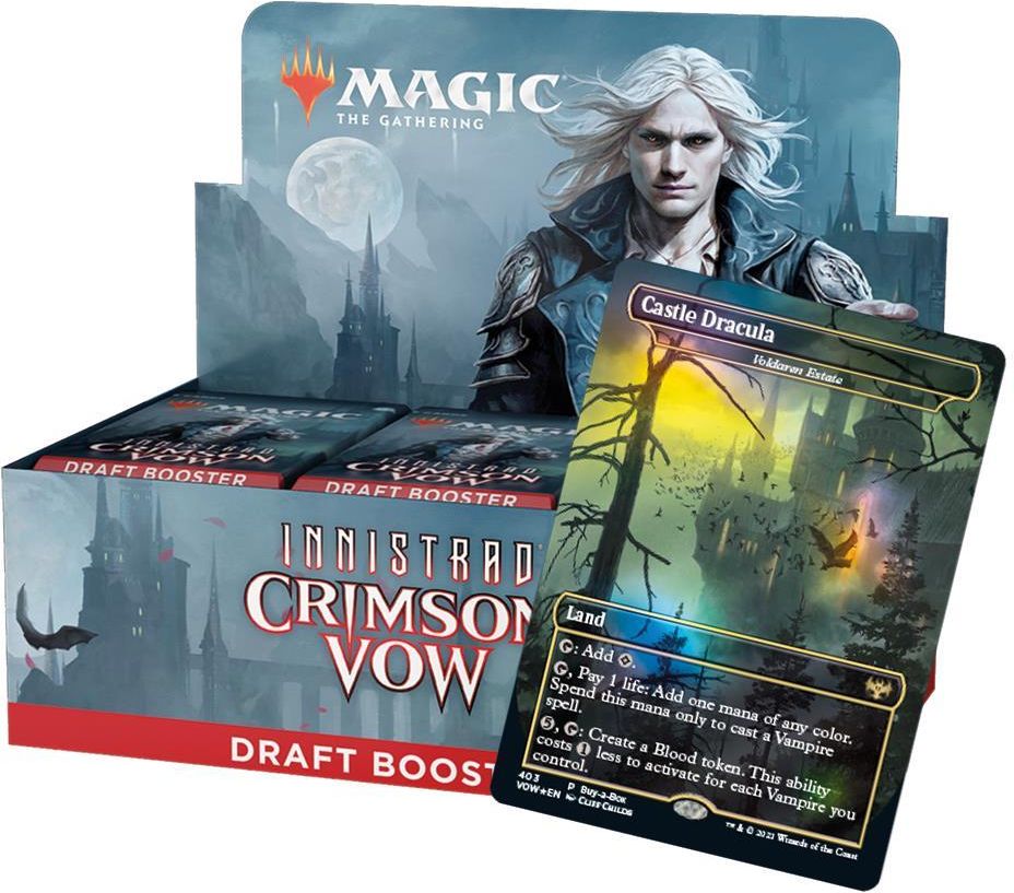 Wizards Of The Coast Magic The Gathering Innistrad Crimson Vow Draft Booster Box (36 szt