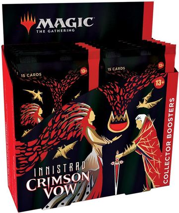 Wizards Of The Coast Magic The Gathering Innistrad Crimson Vow - Collector Booster Box (12 szt.)