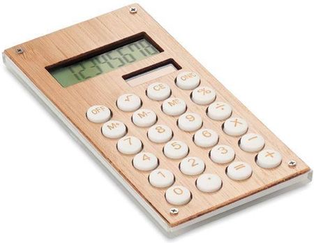 8-Cyfrowy Kalkulator Bambusowy