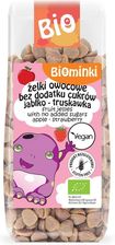 Zdjęcie MINKI ŻELKI OWOCOWE BEZ DODATKU CUKRÓW JABŁKO TRUSKAWKA 150 g - Świdnica