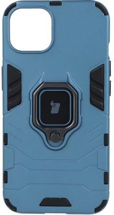 Bizon Etui Case Armor Ring iPhone 13 niebieskie
