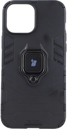 Bizon Etui Case Armor Ring iPhone 13 Pro Max Czarny