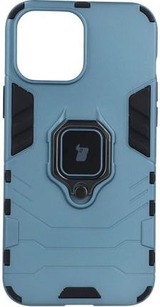 Bizon Etui Case Armor Ring iPhone 13 Pro Max niebieskie