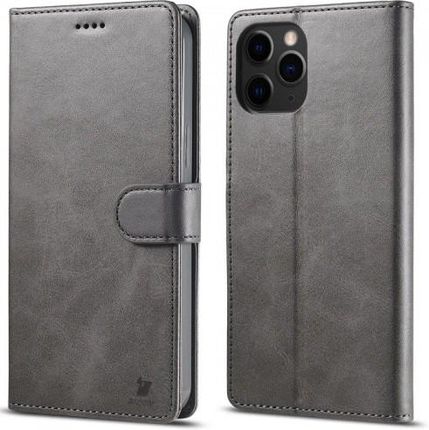 Bizon Etui Case Wallet iPhone 12 Pro Max szare