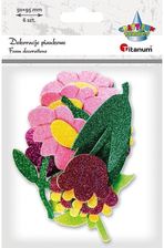 Zdjęcie Titanum Dekoracje Piankowe 3D Kwiaty Mix 6Szt - Witkowo
