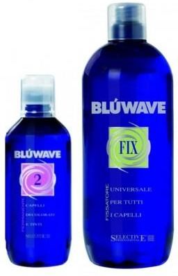 Selective BLUWAVE 2 płyn do trwałej włosy farbowane 250ml + FIX utrwalacz 1L