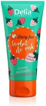 Delia Dairy Fun Sorbet do rąk Ziomki Poziomki 50ml