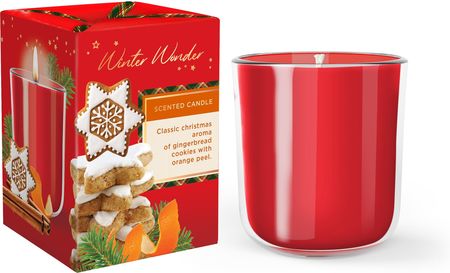Świeca zapachowa w szkle Winter Wonder 150 g Cookies with orange