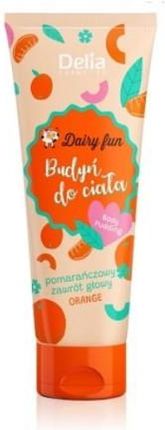 Delia Dairy Fun Budyń Do Ciała Pomarańczowy Zawrót Głowy 250 ml