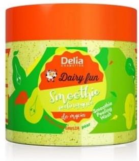Delia Dairy Fun Peelingujące smoothie do mycia ciała Wczasy pod gruszą 350g