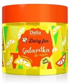 Delia Dairy Fun Galaretka do mycia ciała Kwaśna mina 350g