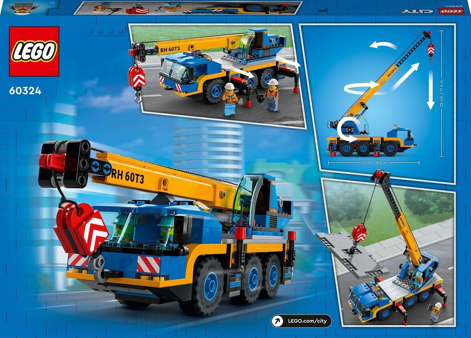 LEGO City 60324 Żuraw samochodowy