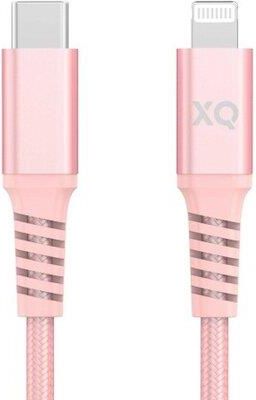 Xqisit Kabel USB Typ-C - Lightning 2m Różowy