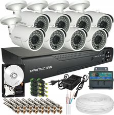 PROTEC JAKOŚĆ PREMIUM ZESTAW DO MONITORINGU 8 KAMER 8MP PRXVR08T8H