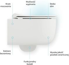 Miska WC Excellent Odyss Miska Wc Z Deską CENL4609490WH - Opinie I Ceny ...