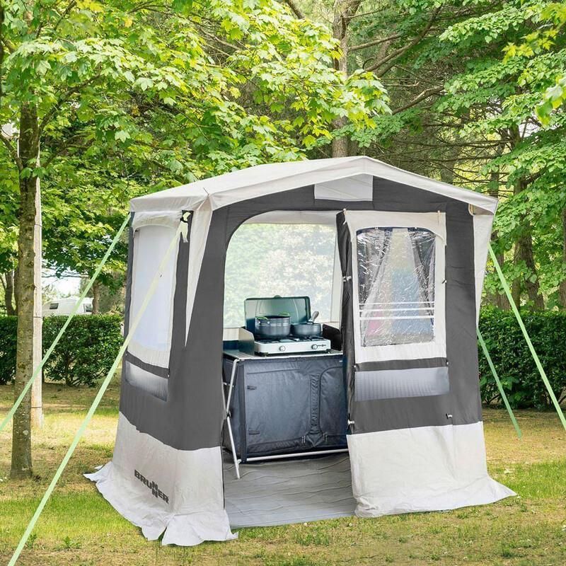 Tienda De Campaña Para Cocina BRUNNER Küchenzelt Sabor III NG - 200x200x195 Cm, Techo Simple, Incluye Bolsa De Transporte