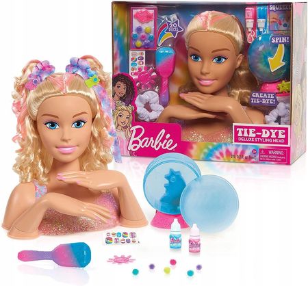 Just Play Barbie Głowa Do Stylizacji Deluxe Tie Dye
