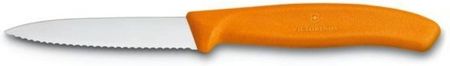 Victorinox Nóż Ząbkowany Do Krojenia 8Cm Swiss Classic Pomarańczowy