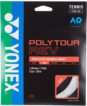 Yonex Poly Tour Rev 12M White