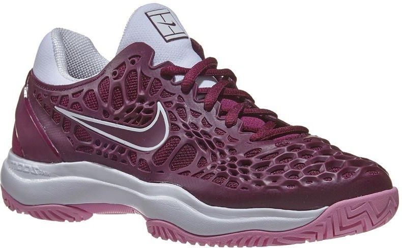 Nike Damskie Wmns Air Zoom Cage 3 Bordeaux White - Ceny i