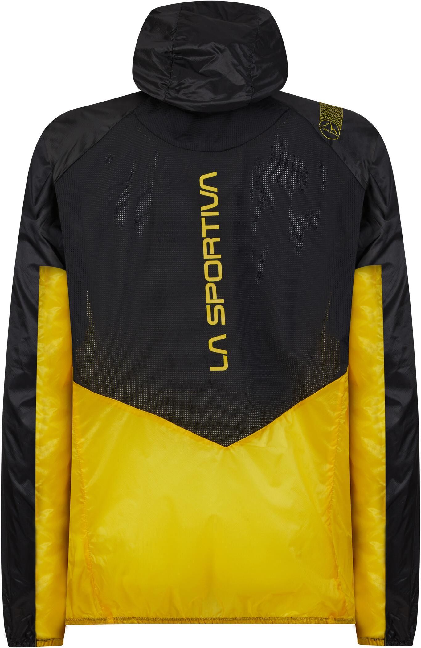 La Sportiva Blizzard Windbreaker Jacket Men Żółty Czarny