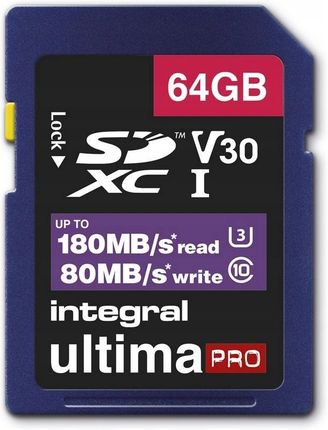 Integral Professional High Speed SDXC 64GB V30 UHS-I