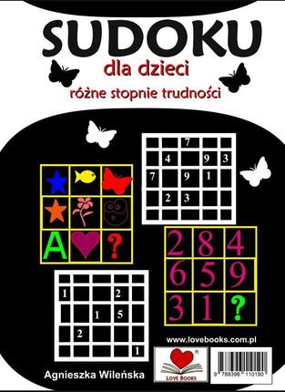Sudoku dla dzieci Love Books